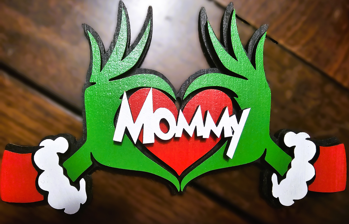 Whoville Christmas ornament with custom name